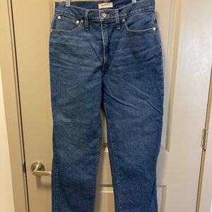 Madewell perfect vintage straight jeans